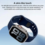 Dây đồng hồ silicone lỗ họa tiết vảy cá mập, dành cho Apple Watch 46mm / 49mm / 45mm / 44mm