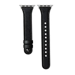 Dây đồng hồ da thật xDfind khóa đinh tán đơn vòng đôi, dành cho Apple Watch 42 / 44 / 45 / 46 / 49mm, dành cho Apple Watch 38 / 40 / 41 / S10 42mm
