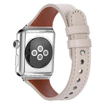 Dây đồng hồ da thật xDfind khóa đinh tán đơn vòng đôi, dành cho Apple Watch 42 / 44 / 45 / 46 / 49mm, dành cho Apple Watch 38 / 40 / 41 / S10 42mm