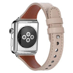 Dây đồng hồ da thật xDfind khóa đinh tán đơn vòng đôi, dành cho Apple Watch 42 / 44 / 45 / 46 / 49mm, dành cho Apple Watch 38 / 40 / 41 / S10 42mm