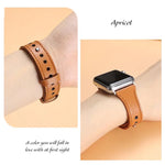 Dây đồng hồ da thật xDfind khóa đinh tán đơn vòng đôi, dành cho Apple Watch 42 / 44 / 45 / 46 / 49mm, dành cho Apple Watch 38 / 40 / 41 / S10 42mm