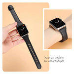 Dây đồng hồ da thật xDfind khóa đinh tán đơn vòng đôi, dành cho Apple Watch 42 / 44 / 45 / 46 / 49mm, dành cho Apple Watch 38 / 40 / 41 / S10 42mm