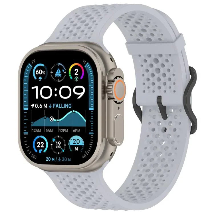 Dây đồng hồ silicone thoáng khí xDfind, dành cho Apple Watch 42 / 44 / 45 / 46 / 49mm, dành cho Apple Watch 38 / 40 / 41 / S10 42mm