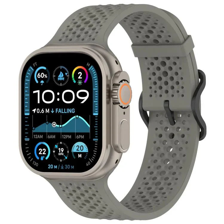 Dây đồng hồ silicone thoáng khí xDfind, dành cho Apple Watch 42 / 44 / 45 / 46 / 49mm, dành cho Apple Watch 38 / 40 / 41 / S10 42mm
