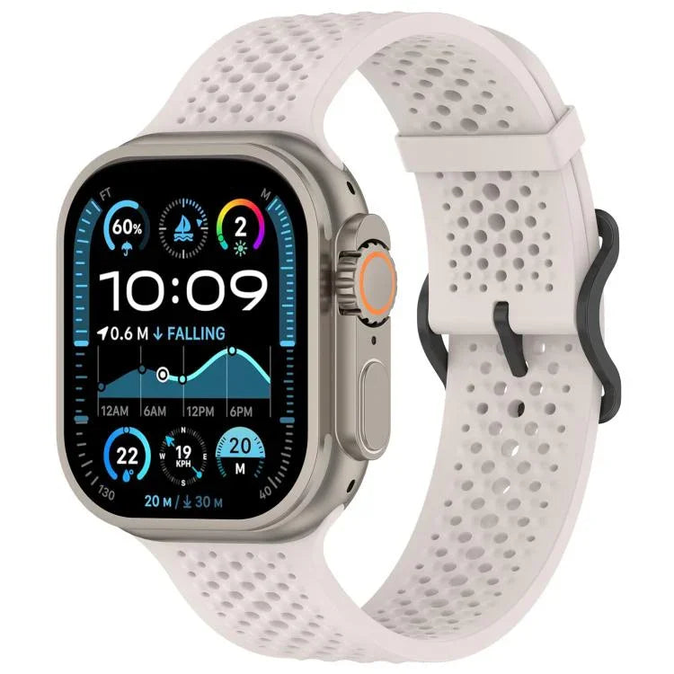 Dây đồng hồ silicone thoáng khí xDfind, dành cho Apple Watch 42 / 44 / 45 / 46 / 49mm, dành cho Apple Watch 38 / 40 / 41 / S10 42mm