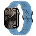 Dây đồng hồ silicone thoáng khí xDfind, dành cho Apple Watch 42 / 44 / 45 / 46 / 49mm, dành cho Apple Watch 38 / 40 / 41 / S10 42mm
