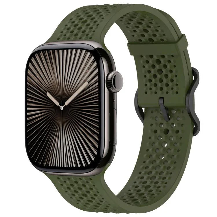 Dây đồng hồ silicone thoáng khí xDfind, dành cho Apple Watch 42 / 44 / 45 / 46 / 49mm, dành cho Apple Watch 38 / 40 / 41 / S10 42mm