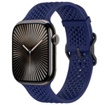 Dây đồng hồ silicone thoáng khí xDfind, dành cho Apple Watch 42 / 44 / 45 / 46 / 49mm, dành cho Apple Watch 38 / 40 / 41 / S10 42mm