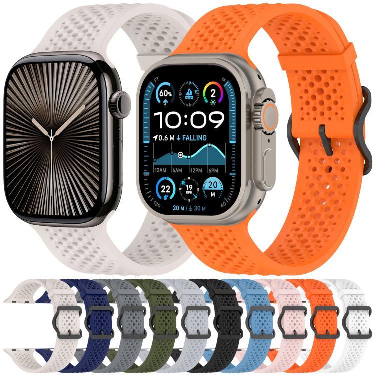 Dây đồng hồ silicone thoáng khí xDfind, dành cho Apple Watch 42 / 44 / 45 / 46 / 49mm, dành cho Apple Watch 38 / 40 / 41 / S10 42mm