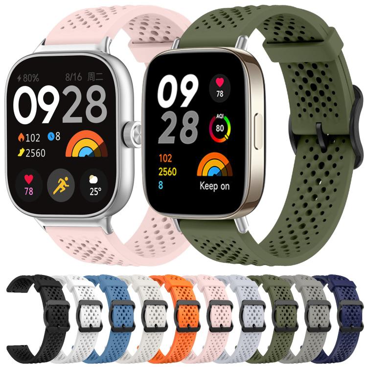 xDfind Breathable Silicone Watch Band, For Xiaomi Band 10 Pro / 9 Pro / Redmi Watch 6, For Redmi Watch 3 Active / Watch 3 Lite, For Redmi Watch 3