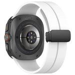 Dây Đeo Đồng Hồ Silicone Khóa Gập Rãnh Đầu Bằng Màu Đen xDfind, Cho Samsung Galaxy Watch Ultra / Ultra 2025