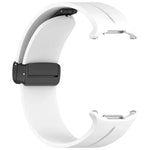Dây Đeo Đồng Hồ Silicone Khóa Gập Rãnh Đầu Bằng Màu Đen xDfind, Cho Samsung Galaxy Watch Ultra / Ultra 2025