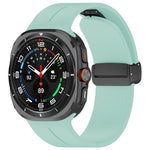 Dây Đeo Đồng Hồ Silicone Khóa Gập Rãnh Đầu Bằng Màu Đen xDfind, Cho Samsung Galaxy Watch Ultra / Ultra 2025