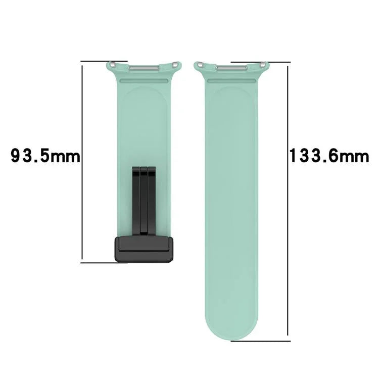 Dây Đeo Đồng Hồ Silicone Khóa Gập Rãnh Đầu Bằng Màu Đen xDfind, Cho Samsung Galaxy Watch Ultra / Ultra 2025