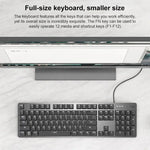 Bàn phím cơ có dây Logitech K845 đèn nền, chiều dài cáp: 1,8m, trục Longhua nâu, trục Longhua đỏ