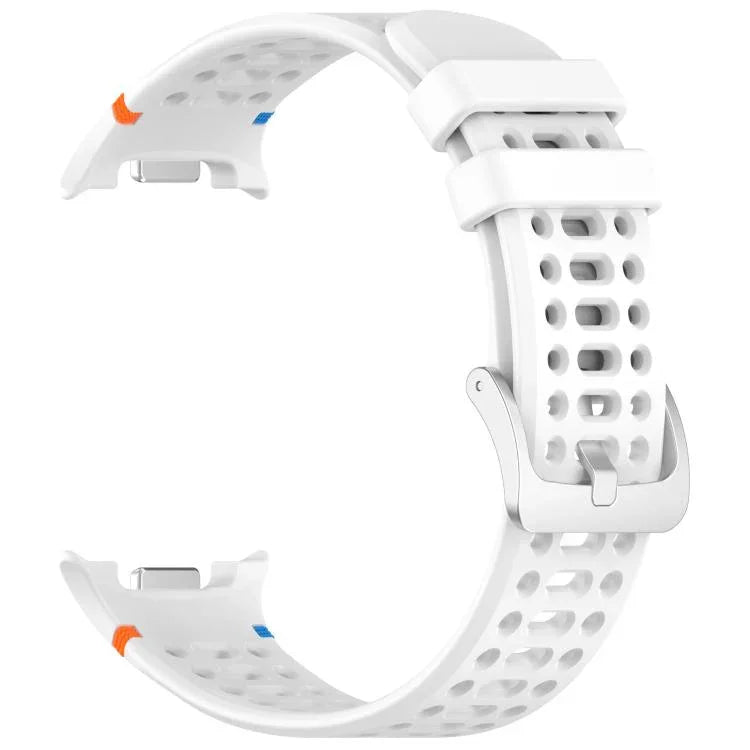 Dây đồng hồ silicone lỗ thoáng khóa bạc hợp kim xDfind, dành cho Samsung Galaxy Watch8 / Watch8 Classic