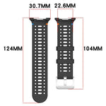 Dây đồng hồ silicone lỗ thoáng khóa bạc hợp kim xDfind, dành cho Samsung Galaxy Watch8 / Watch8 Classic