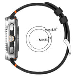 Dây đồng hồ silicone lỗ thoáng khóa bạc hợp kim xDfind, dành cho Samsung Galaxy Watch8 / Watch8 Classic