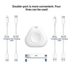 Sạc không dây từ tính thông minh di động 8 chân và Type-C xDfind cho Apple Watch