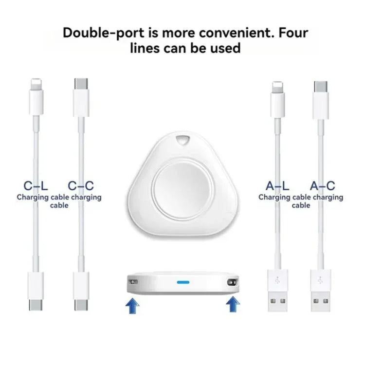 Sạc không dây từ tính thông minh di động 8 chân và Type-C xDfind cho Apple Watch