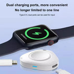 Sạc không dây từ tính thông minh di động 8 chân và Type-C xDfind cho Apple Watch
