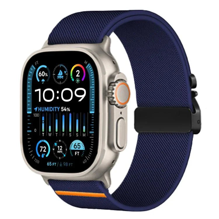Dây đồng hồ nylon co giãn khóa dù xDfind, dành cho Apple Watch 42 / 44 / 45 / 46 / 49mm, dành cho Apple Watch 38 / 40 / 41 / S10 42mm