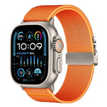 Dây đồng hồ nylon co giãn khóa dù xDfind, dành cho Apple Watch 42 / 44 / 45 / 46 / 49mm, dành cho Apple Watch 38 / 40 / 41 / S10 42mm