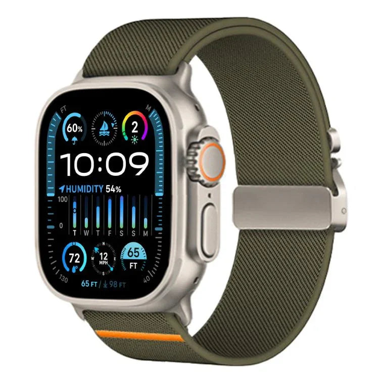 Dây đồng hồ nylon co giãn khóa dù xDfind, dành cho Apple Watch 42 / 44 / 45 / 46 / 49mm, dành cho Apple Watch 38 / 40 / 41 / S10 42mm