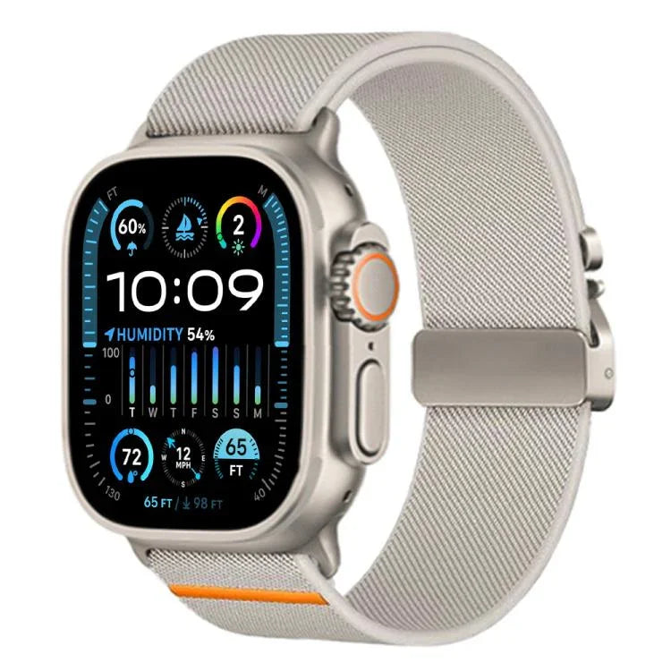 Dây đồng hồ nylon co giãn khóa dù xDfind, dành cho Apple Watch 42 / 44 / 45 / 46 / 49mm, dành cho Apple Watch 38 / 40 / 41 / S10 42mm