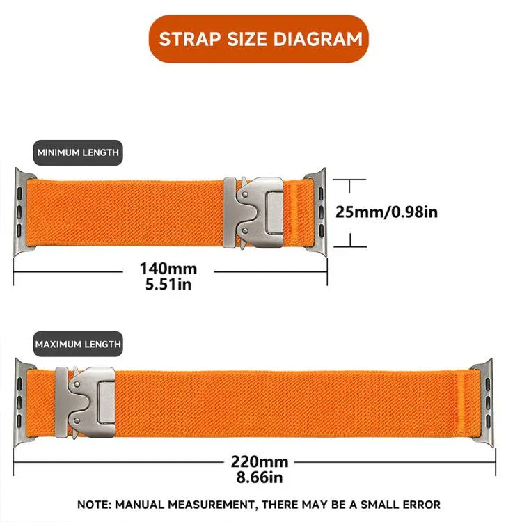 Dây đồng hồ nylon co giãn khóa dù xDfind, dành cho Apple Watch 42 / 44 / 45 / 46 / 49mm, dành cho Apple Watch 38 / 40 / 41 / S10 42mm