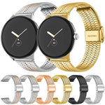 Dây đồng hồ thép không gỉ khóa bảy hạt xDfind, dành cho Google Pixel Watch 4 / Watch 3 45mm, dành cho Google Pixel Watch 4 / 3 / 2 / 1 41mm