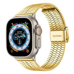 Dây đồng hồ thép không gỉ khóa bảy hạt xDfind, dành cho Apple Watch 42 / 44 / 45 / 46 / 49mm, dành cho Apple Watch 38 / 40 / 41 / S10 42mm