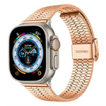 Dây đồng hồ thép không gỉ khóa bảy hạt xDfind, dành cho Apple Watch 42 / 44 / 45 / 46 / 49mm, dành cho Apple Watch 38 / 40 / 41 / S10 42mm