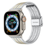 Dây đồng hồ thép không gỉ khóa bảy hạt xDfind, dành cho Apple Watch 42 / 44 / 45 / 46 / 49mm, dành cho Apple Watch 38 / 40 / 41 / S10 42mm