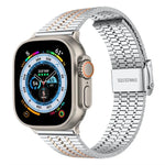 Dây đồng hồ thép không gỉ khóa bảy hạt xDfind, dành cho Apple Watch 42 / 44 / 45 / 46 / 49mm, dành cho Apple Watch 38 / 40 / 41 / S10 42mm