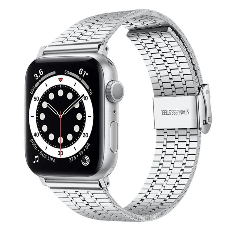 Dây đồng hồ thép không gỉ khóa bảy hạt xDfind, dành cho Apple Watch 42 / 44 / 45 / 46 / 49mm, dành cho Apple Watch 38 / 40 / 41 / S10 42mm