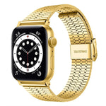 Dây đồng hồ thép không gỉ khóa bảy hạt xDfind, dành cho Apple Watch 42 / 44 / 45 / 46 / 49mm, dành cho Apple Watch 38 / 40 / 41 / S10 42mm