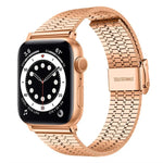 Dây đồng hồ thép không gỉ khóa bảy hạt xDfind, dành cho Apple Watch 42 / 44 / 45 / 46 / 49mm, dành cho Apple Watch 38 / 40 / 41 / S10 42mm