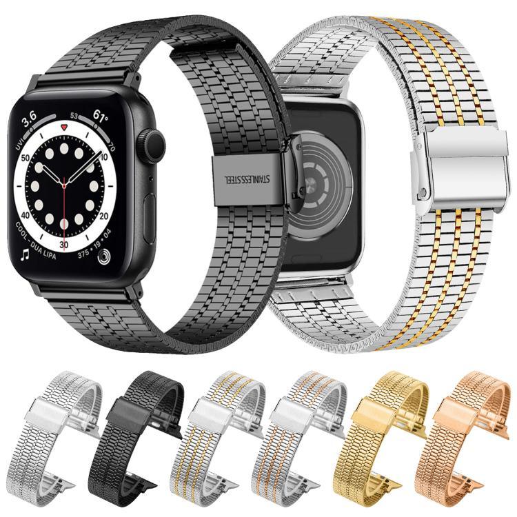 Dây đồng hồ thép không gỉ khóa bảy hạt xDfind, dành cho Apple Watch 42 / 44 / 45 / 46 / 49mm, dành cho Apple Watch 38 / 40 / 41 / S10 42mm