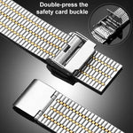 Dây đồng hồ thép không gỉ khóa bảy hạt xDfind, dành cho Apple Watch 42 / 44 / 45 / 46 / 49mm, dành cho Apple Watch 38 / 40 / 41 / S10 42mm