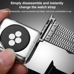Dây đồng hồ thép không gỉ khóa bảy hạt xDfind, dành cho Apple Watch 42 / 44 / 45 / 46 / 49mm, dành cho Apple Watch 38 / 40 / 41 / S10 42mm