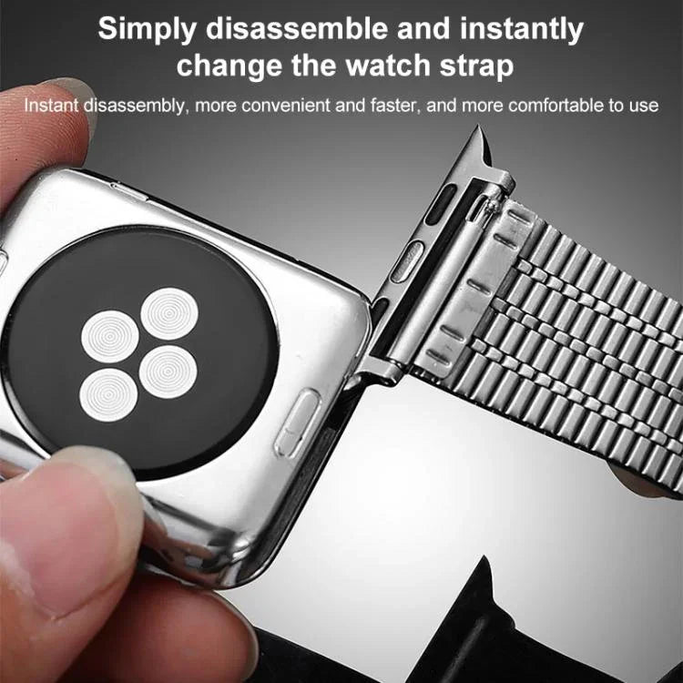 Dây đồng hồ thép không gỉ khóa bảy hạt xDfind, dành cho Apple Watch 42 / 44 / 45 / 46 / 49mm, dành cho Apple Watch 38 / 40 / 41 / S10 42mm