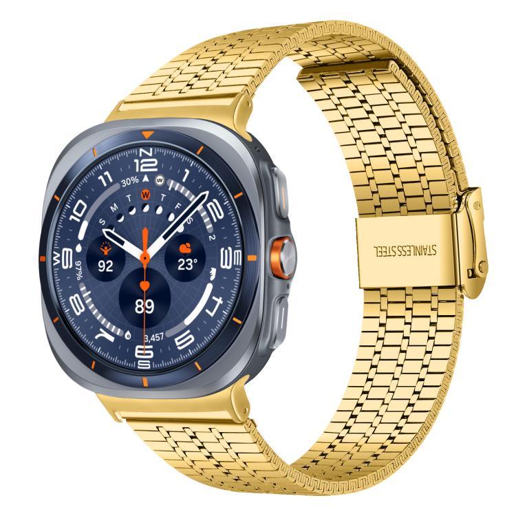Dây đồng hồ thép không gỉ khóa bảy hạt xDfind, dành cho Samsung Galaxy Watch Ultra / Ultra 2025, Samsung Galaxy Watch8 / 8 Classic, Samsung Galaxy Watch 7 / 6 / 5 / FE