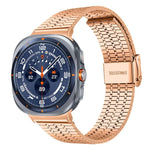 Dây đồng hồ thép không gỉ khóa bảy hạt xDfind, dành cho Samsung Galaxy Watch Ultra / Ultra 2025, Samsung Galaxy Watch8 / 8 Classic, Samsung Galaxy Watch 7 / 6 / 5 / FE