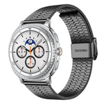 Dây đồng hồ thép không gỉ khóa bảy hạt xDfind, dành cho Samsung Galaxy Watch Ultra / Ultra 2025, Samsung Galaxy Watch8 / 8 Classic, Samsung Galaxy Watch 7 / 6 / 5 / FE