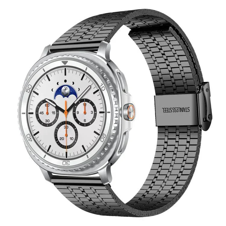 Dây đồng hồ thép không gỉ khóa bảy hạt xDfind, dành cho Samsung Galaxy Watch Ultra / Ultra 2025, Samsung Galaxy Watch8 / 8 Classic, Samsung Galaxy Watch 7 / 6 / 5 / FE