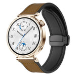 xDfind Crazy Horse Pattern Silicone Skin Magnetic Buckle Watch Band, 18mm, 20mm, 22mm
