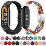 xDfind Nylon Braided Loop Magnetic Buckle Watch Band, For Xiaomi Smart Band 10 / 9 / 8