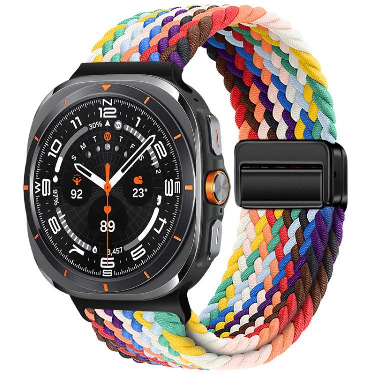 Dây đồng hồ nylon bện vòng khóa nam châm xDfind, dành cho Samsung Galaxy Watch Ultra / Ultra 2025, Samsung Galaxy Watch8 / Watch8 Classic