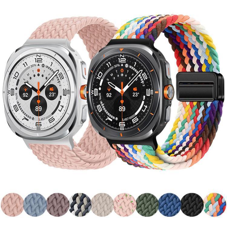 Dây đồng hồ nylon bện vòng khóa nam châm xDfind, dành cho Samsung Galaxy Watch Ultra / Ultra 2025, Samsung Galaxy Watch8 / Watch8 Classic